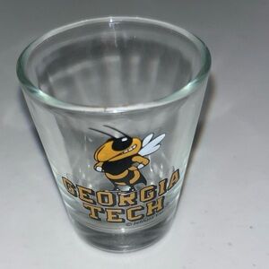 GEORGIA TECH YELLOW JACKETS Shot Glass NCAA Bar Accessories Atlanta, Georgia ATL